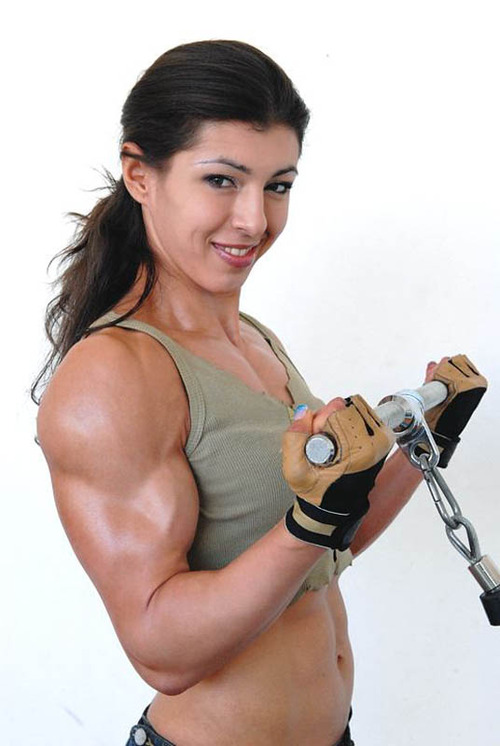 Cable Bicep Curls For Females Femalemuscle Female Bodybuilding And