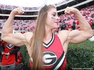 Georgia's Anna Watson Is College Football's Strongest Female Cheerleader
