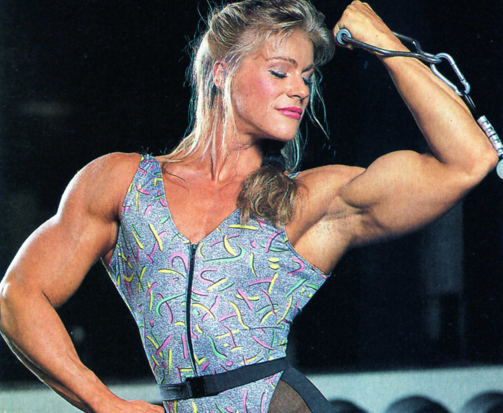 Anja Langer Throwback Thursday With The German Angel Tbt Femalemuscle