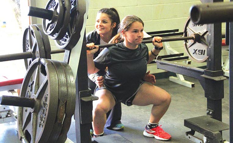 LAdy Tigers Powerlifting