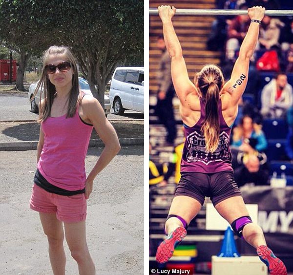 Lucy Majury, 27, transformed herself from a 7.5st weakling to world powerlifting champion in just 18 months Read more: http://www.dailymail.co.uk/health/article-3399281/From-couch-potato-CrossFit-addict-Sport-hating-woman-transforms-7st-weakling-couldn-t-hold-barbell-international-weightlifting-champion-just-18-months.html#ixzz3xhYnJxzv Follow us: @MailOnline on Twitter | DailyMail on Facebook