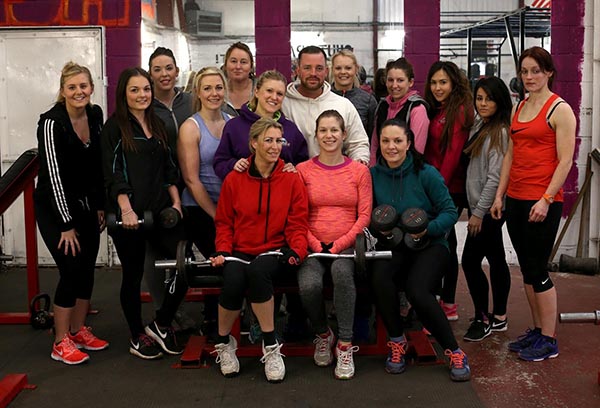 Muscle City at Faverdale Industrial Estate in Darlington has seen a large increase in women weightlifters. The gym is to host a women's weightlifting competition. Some of the women who attend the gym with Kieran Meredith.