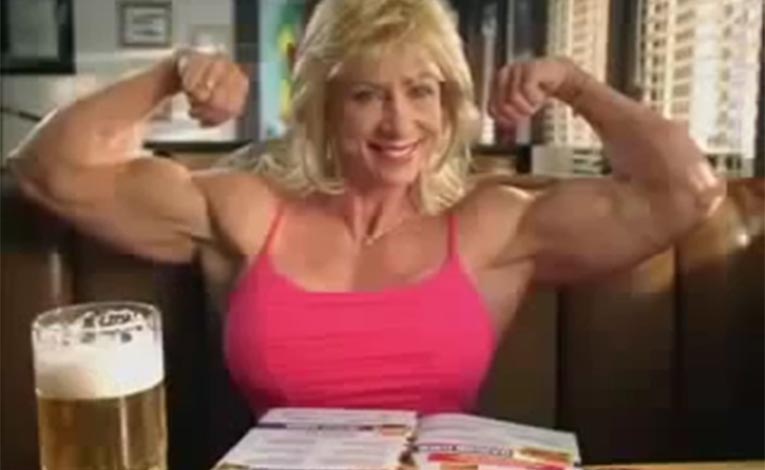 Betty Pariso in Joes Crab Shack commercial