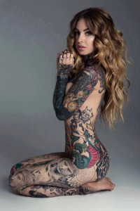 Female Bodybuilder tattoos
